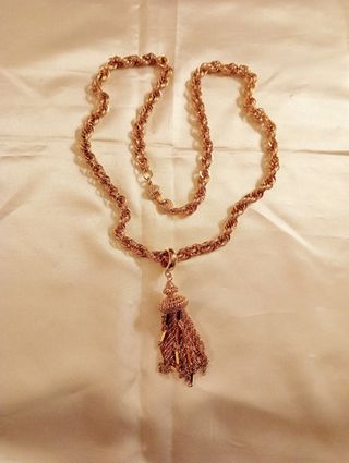 Collana Monet Vintage Anni '70 Placcata Oro