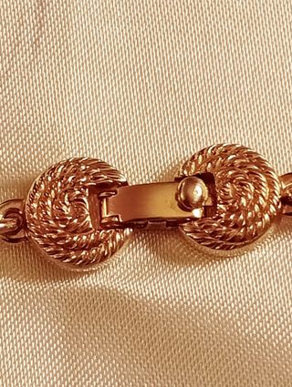 Collana Monet Vintage Anni '70 Placcata Oro