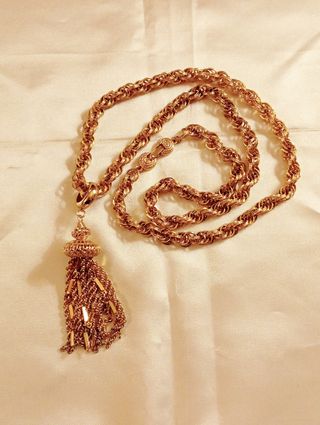 Collana Monet Vintage Anni '70 Placcata Oro