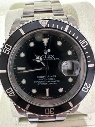 Rolex Submariner Negro Automático  2006 full set.