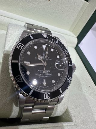 Rolex Submariner Negro Automático  2006 full set.