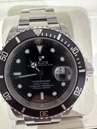 Rolex Submariner Negro Automático  2006 full set.