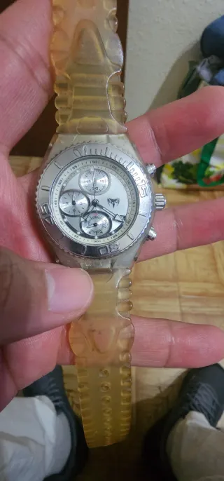 Reloj TechnoMarine Plata y Amarillo