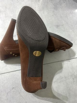 Zapatos Stuart Weitzman Ante Marrones Talla 40