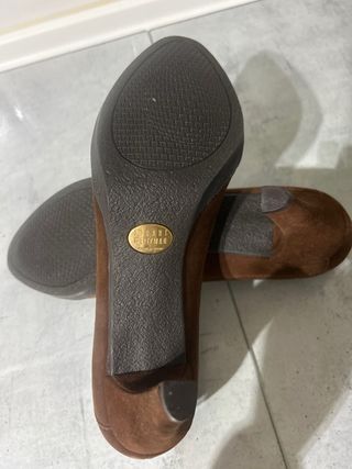 Zapatos Stuart Weitzman Ante Marrones Talla 40