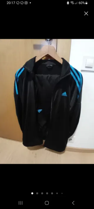 Chándal Adidas Negro y Azul