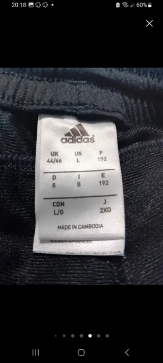 Chándal Adidas Negro y Azul