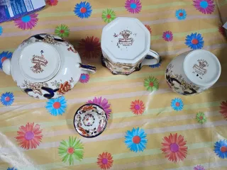 Juego de té Masons Mandalay Azul