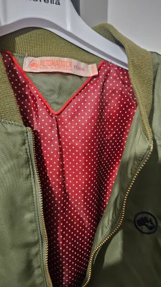 Bomber ALTONADOCK verde militar larga