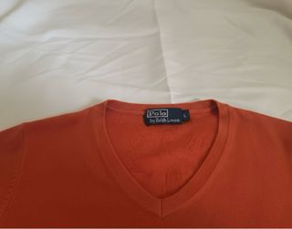 Polo Ralph Lauren Jersey Naranja 100% Algodón Pima