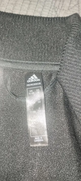Chándal Adidas Negro y Gris Talla 11-12 años