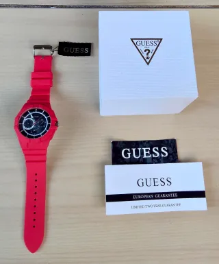 Reloj Guess Cronógrafo Rojo/Negro para Hombre.