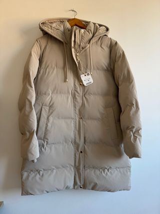 Anorak Zara Beige Talla XL