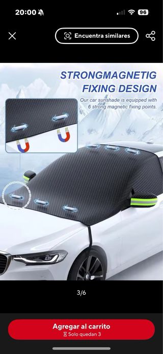 Cubierta Parabrisas Coche