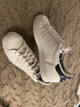 Adidas Superstar Bianche e Blu
