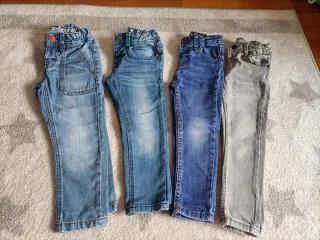 Lote 8 calças ganga bebé