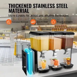 Distributore di Bevande Commerciali 3 x 18L 512W