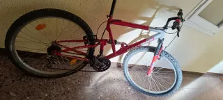 Bicicleta de montaña Iron Track roja