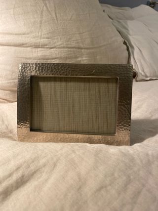 Conjunto Marcos y Joyero Plateado Martelé