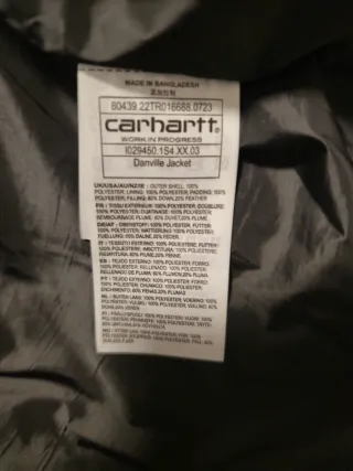 Chaqueta Carhartt Danville Beige/Marrón