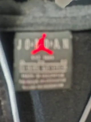 Sudadera Jordan Media Cremallera Negra Gris,