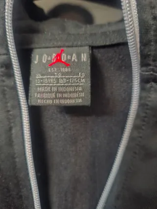 Sudadera Jordan Media Cremallera Negra Gris,