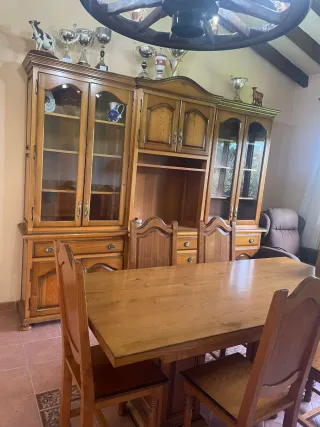 Conjunto Muebles Salón Madera