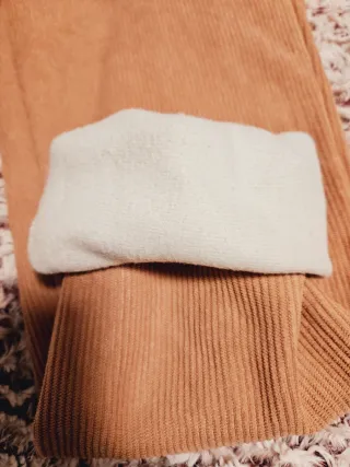 Pantalón de pana rosa