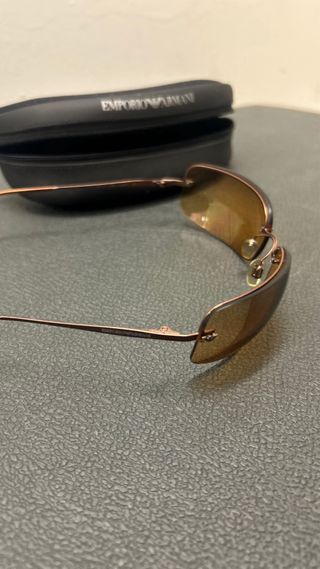 Gafas de sol Dior vintage doradas y naranjas