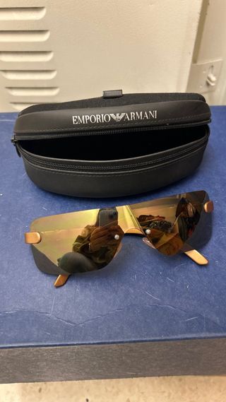 Gafas de sol Dior vintage doradas y naranjas