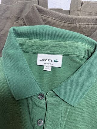 Camisetas Lacoste Azul y Verde Militar 6 magliette
