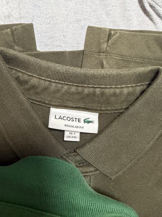 Camisetas Lacoste Azul y Verde Militar 6 magliette