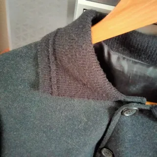 Cardigan Lana Americana Gris