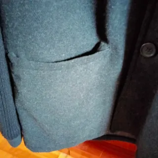 Cardigan Lana Americana Gris