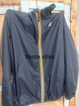 Giubbino K-Way Uomo Blu Taglia XXL