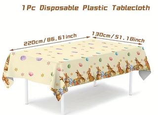 Tovagli da Tavola Pasqua Happy Easter 220x130 cm