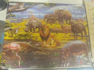 6 Puzzles Larsen Animales Safari