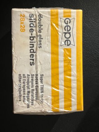 Gepe Slide-Binders 28x28 Doble Cristal