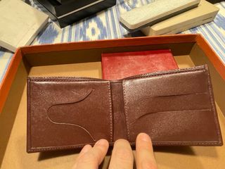 Cartera VCarreño Piel Marrón Nueva Caja Original