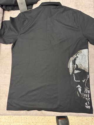 Camiseta Philipp Plein Skull Negra Talla M