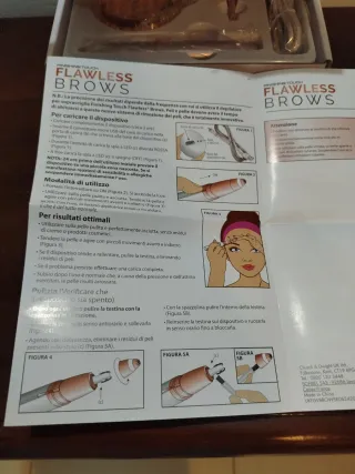 Epilatore elettrico per sopracciglia