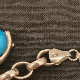 Pulsera Plata 925 con Abalorios Multicolor