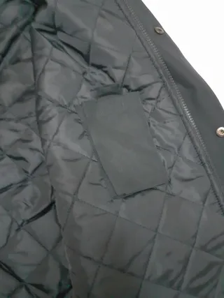 Chaquetón impermeable azul marino