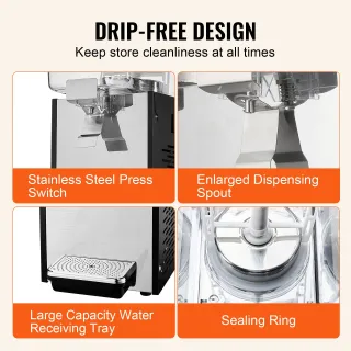 Distributore Bevande Commerciali 18L 270W Acciaio