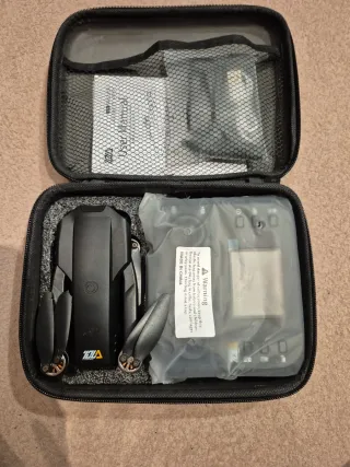 Dron TD12 LCD Negro Motor Brushless