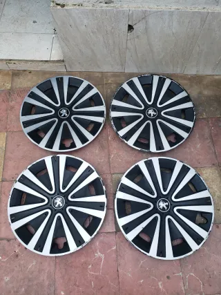 4 Tapacubos Peugeot R15