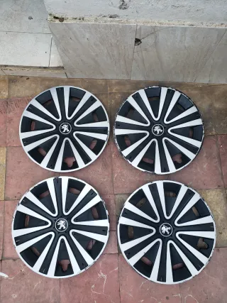 4 Tapacubos Peugeot R15