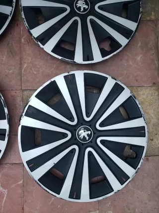 4 Tapacubos Peugeot R15