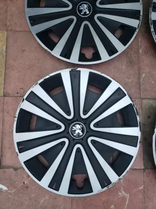 4 Tapacubos Peugeot R15