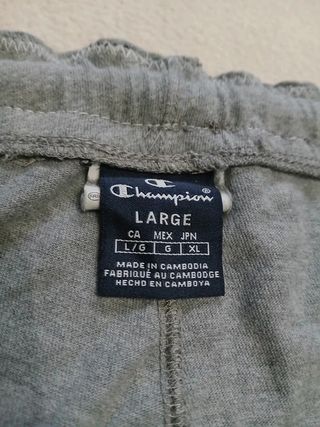 Pantaloni sportivi Champion grigi taglia M
